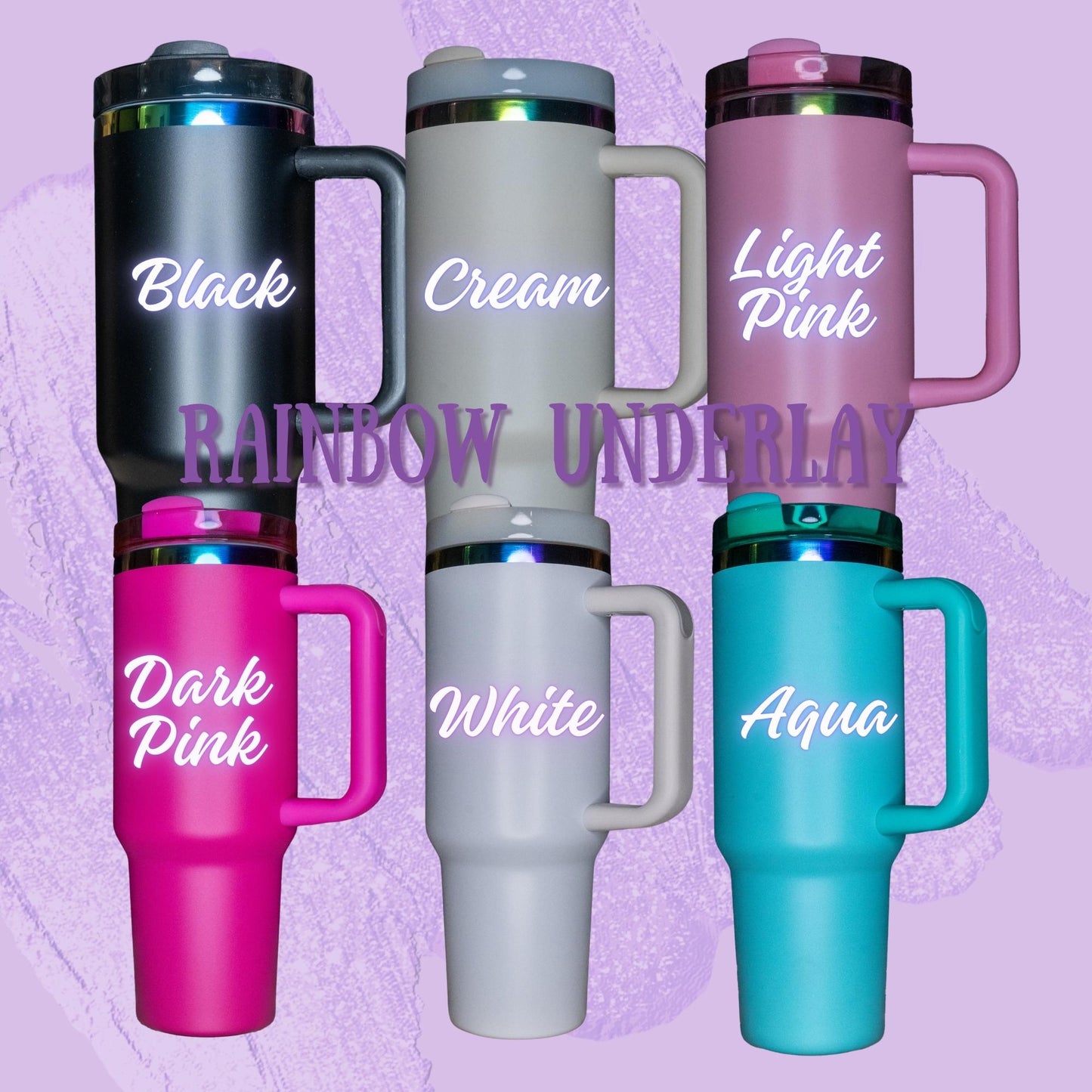40 oz Lillies & Butterflies Tumbler