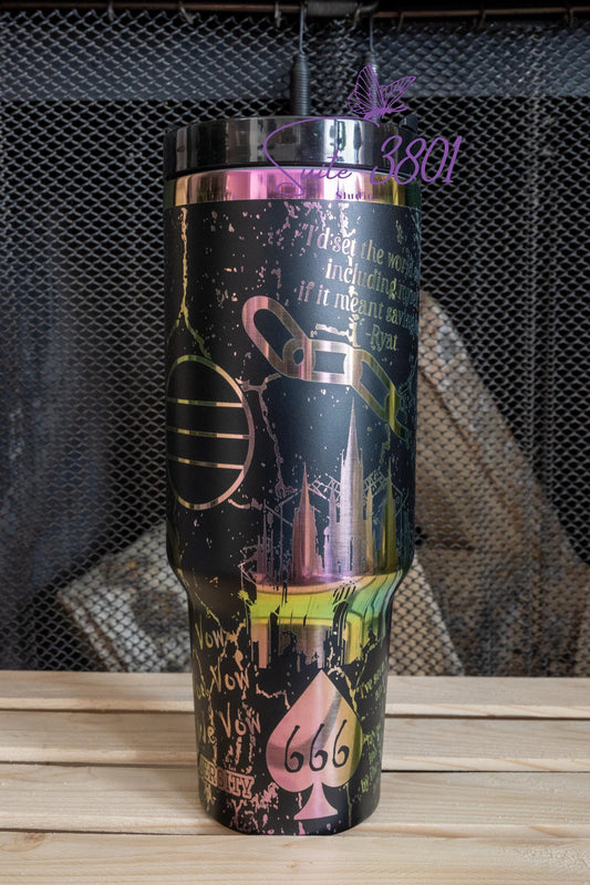 L.O.R.D.S Collage 40oz Tumbler - Dark Romance Series
