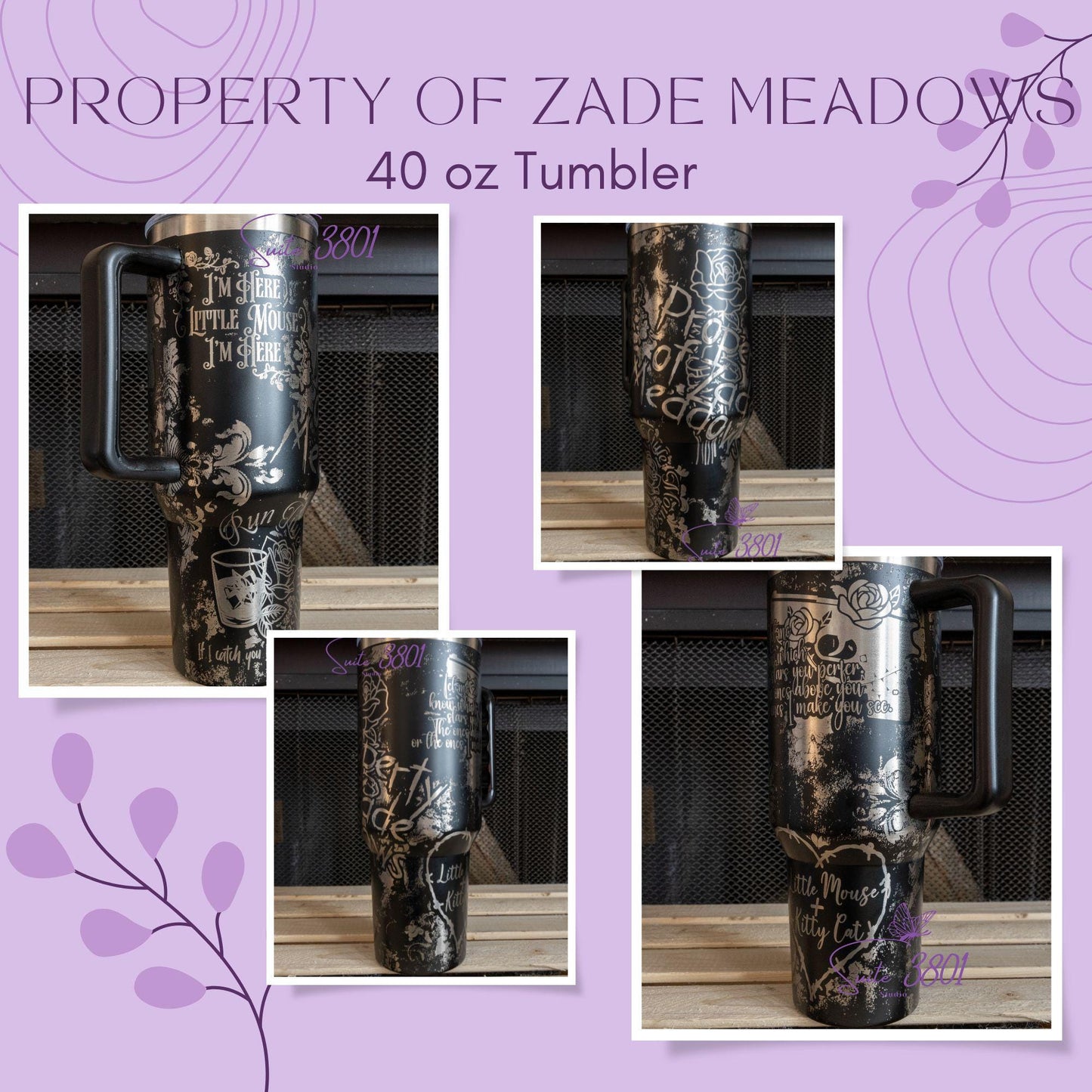 Haunting Adeline 40oz Tumbler - Property of Zade Meadows