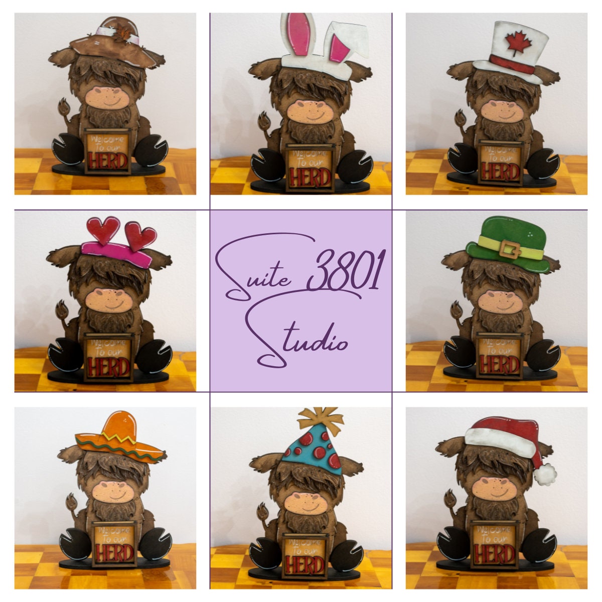 Extra Hats for Interchangeable Animals