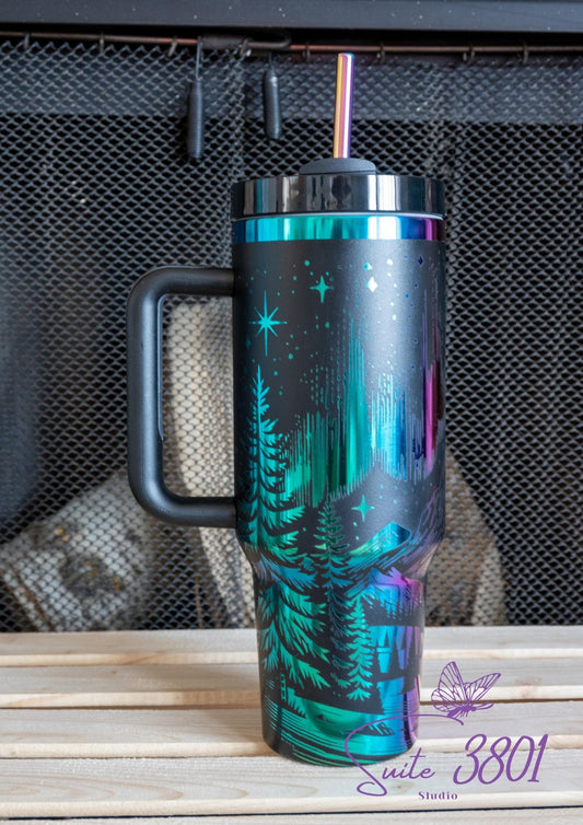 40oz Northern Lights Tumbler