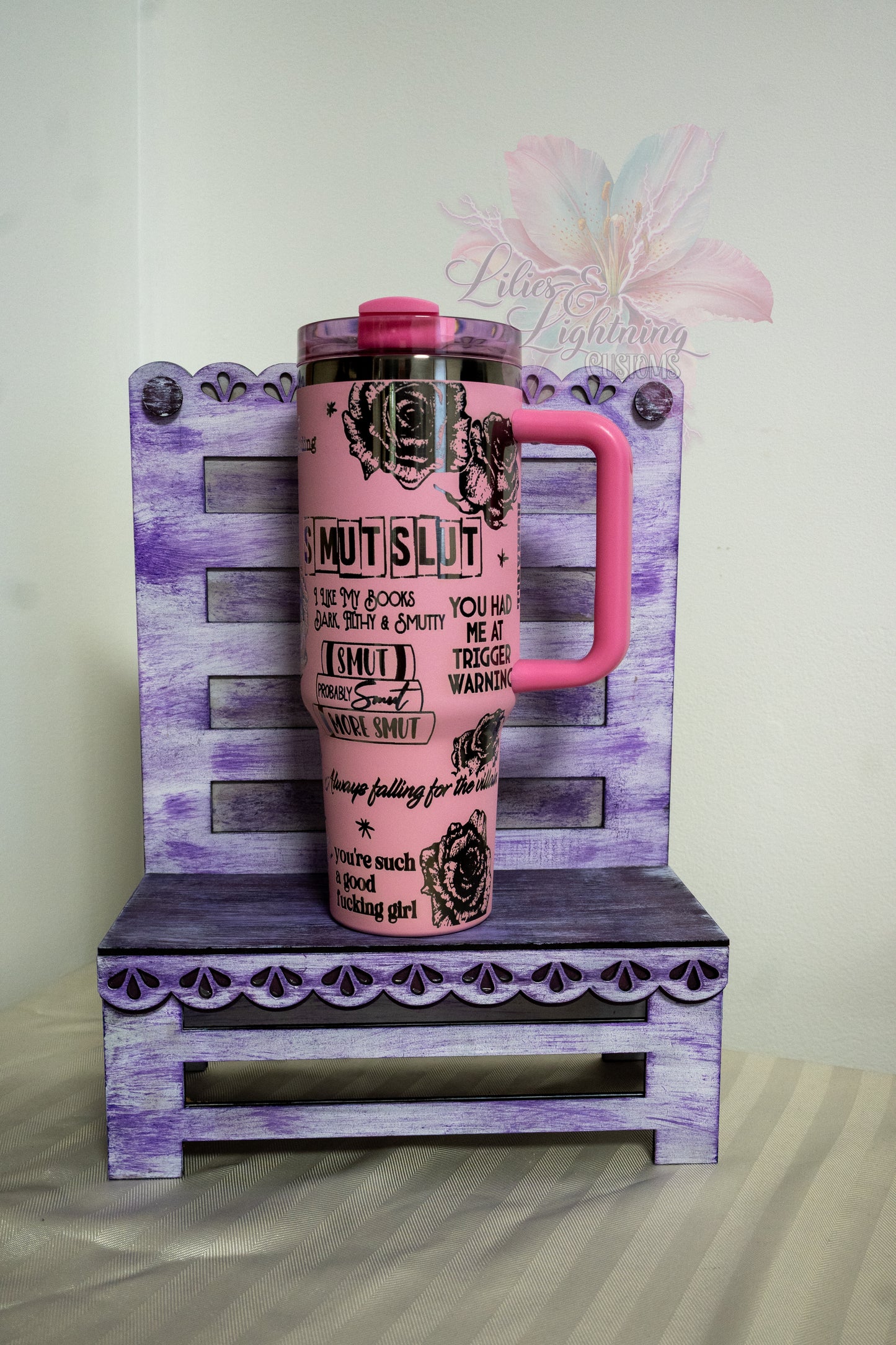 Dark Romance --- Smutty Book Club 40 oz Tumbler