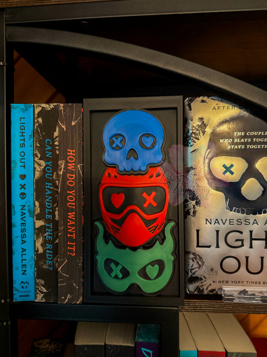 Into Darkness (Lights Out) 3D Printed Book Nook